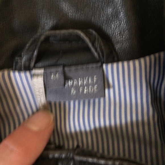 sale Sparkle and fade szM fauxleather jacket - Picture 3 of 8